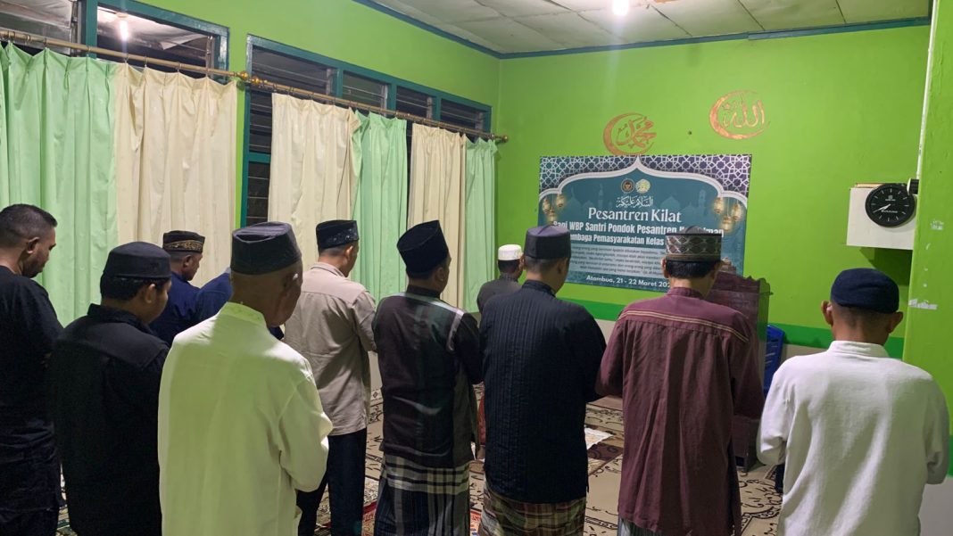 Lapas Atambua Gelar Tarawih dan Tadarus Perdana Ramadhan 1447 H di Mushola Al-Taubat