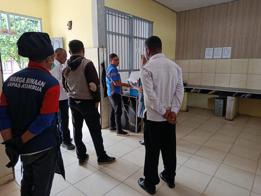 Lapas Atambua Gandeng Dinkes NTT Uji Akurasi Nutrisi dan Sterilitas Pangan