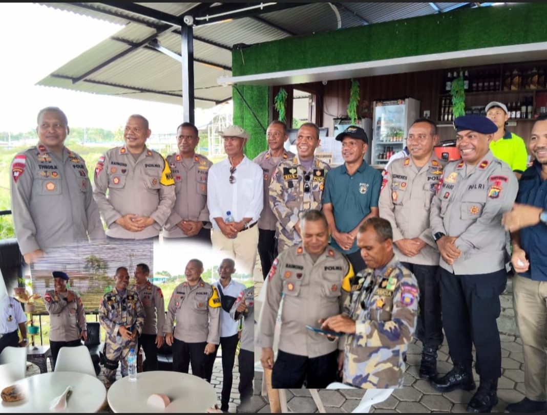 Pererat Sinergi di Tapal Batas, Wadanyon A Pelopor Brimob Belu Kunjungi Komandan UPF Timor Leste di Batugade