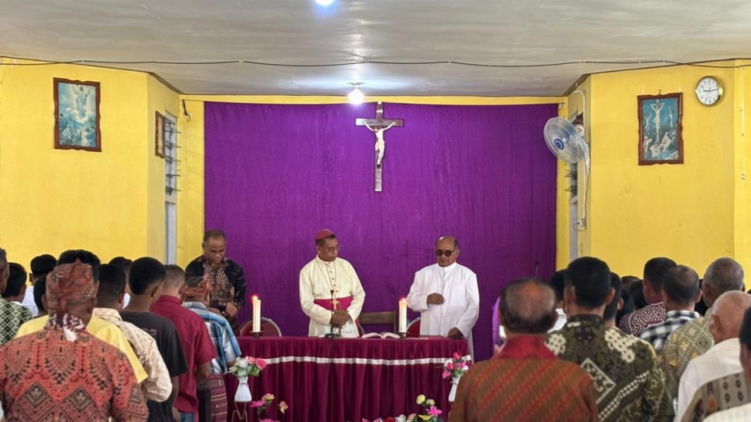 Uskup Atambua Mgr. Dominikus Saku Pimpin Rekoleksi Prapaskah Bagi Keluarga Besar Lapas Atambua