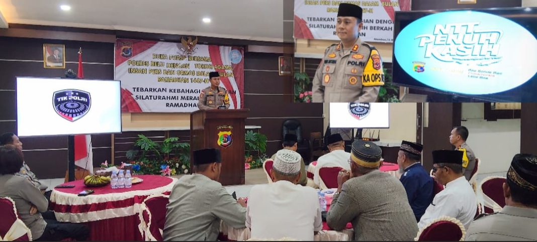 Tebarkan Kebahagiaan dan Pererat Silaturahmi, Polres Belu Gelar Buka Puasa Bersama di Perbatasan RI-RDTL