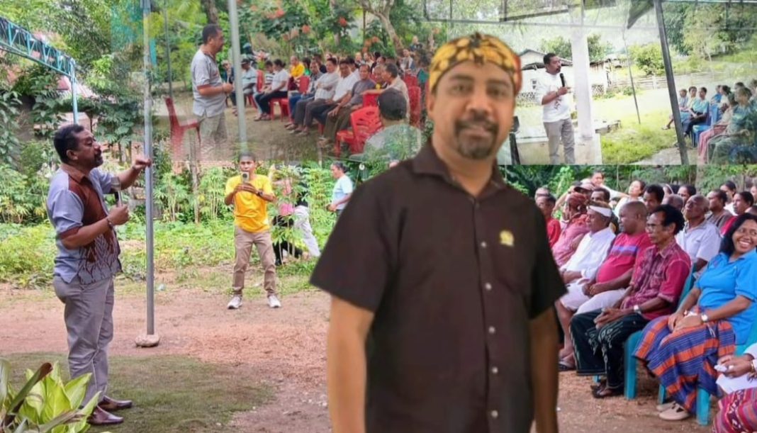 Serap Aspirasi di Dapil I, Marthen Nai Buti Komit Perjuangkan Infrastruktur dan Kesejahteraan Warga Belu