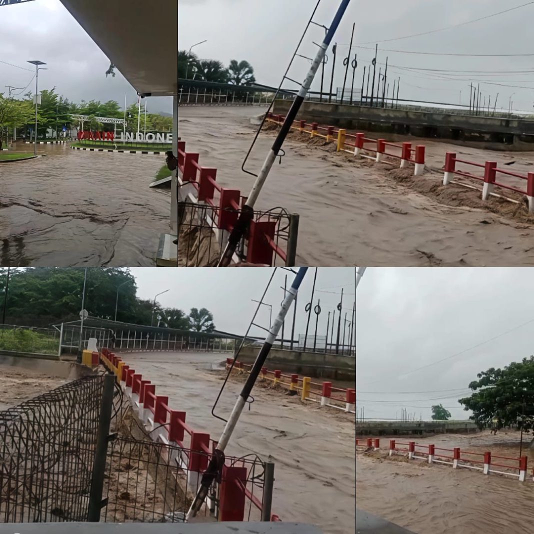 Sungai Meluap, Akses Utama RI-Timor Leste Terputus Sementara