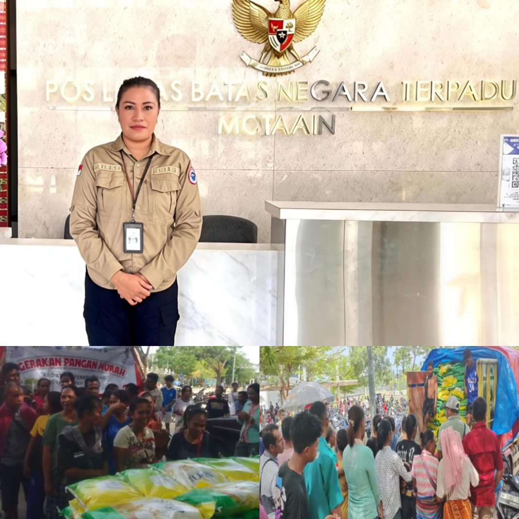 Jaga Stabilitas Harga di Perbatasan, BNPP Gelar Operasi Pasar Murah di PLBN Motaain