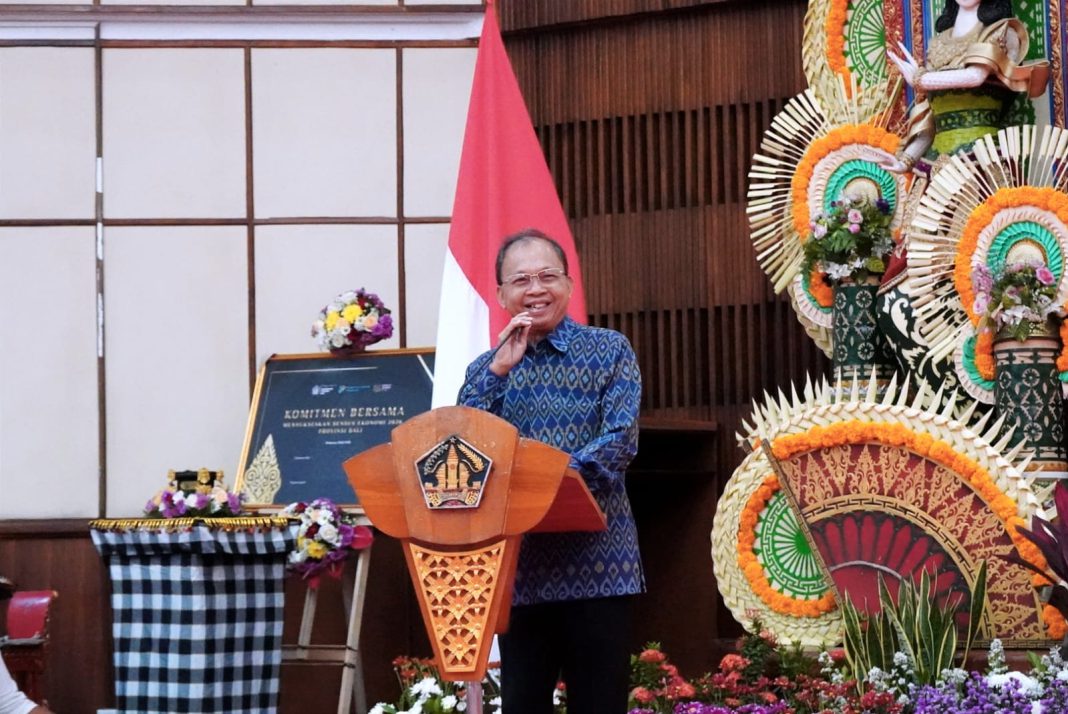 Dukung Sensus Ekonomi, Gubernur Wayan Koster Wajibkan Data sebagai Landasan Menyusun Perencanaan Pembangunan Bali ke Depan