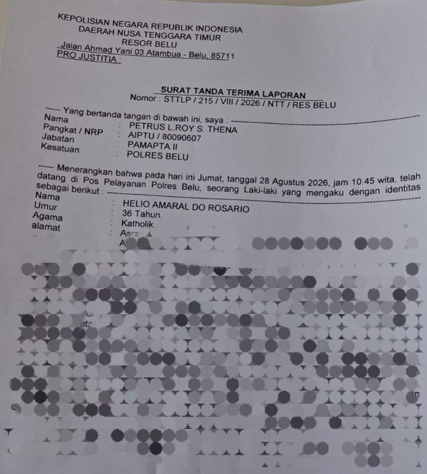 Niat Mengalah, Sopir Pengantar MBG di Belu Malah Diduga Dianiaya Oknum Pegawai Imigrasi Kelas IIB Atambua
