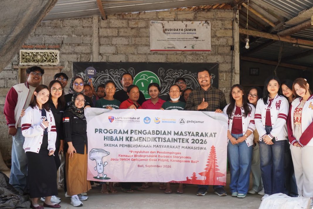 LSPR Intitute Dorong Digitalisasi dan Pariwisata Berkelanjutan,Terapkan Digital Interactive Edutourism dan Kemasan Biodegradable Berbasis Storynomic pada UMKM Gede Jamur di Karangasem