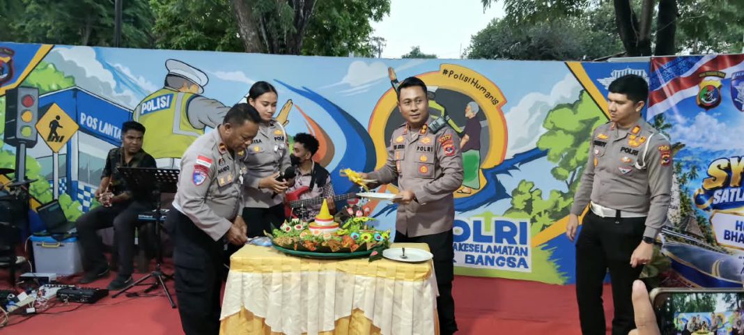 Sambut Hari Lalu Lintas Bhayangkara ke-71, Satlantas Polres Belu Gelar Doa Bersama dan Syukuran