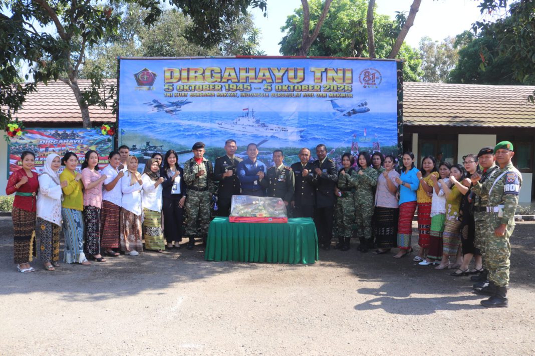 Momen Hangat Perbatasan Negara, Kodim 1605/Belu Dapat Kejutan HUT TNI ke-81 dari Polres, Kejari, Brimob, dan BRI Atambua