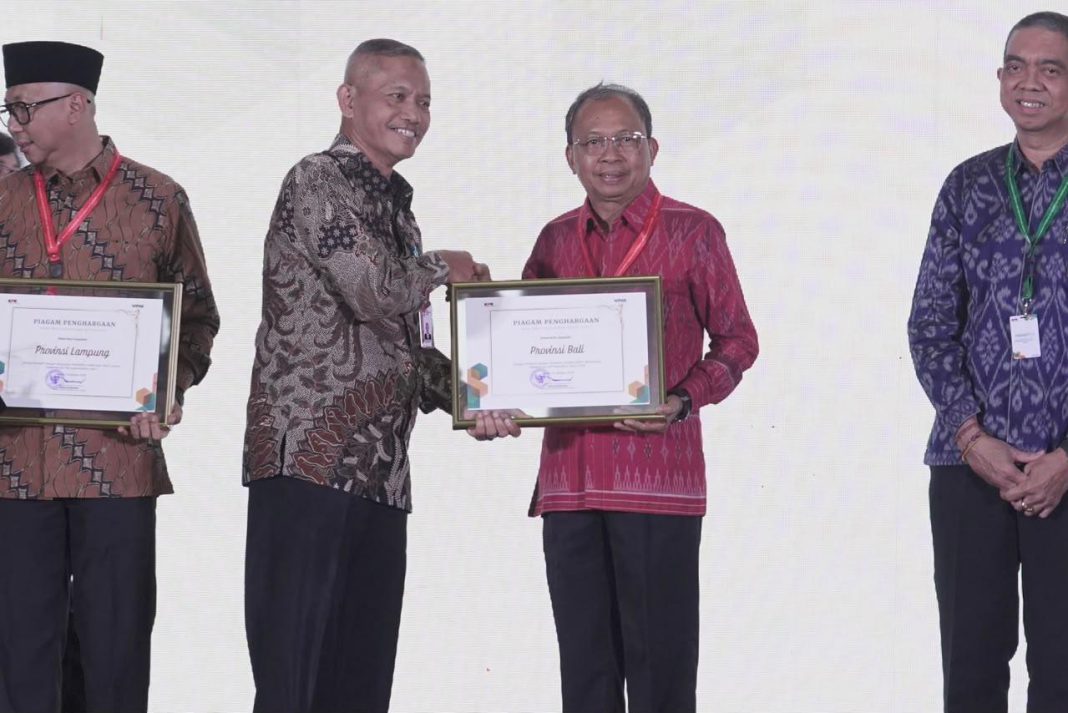 Dinilai Teraktif Dukung SPI Pendidikan 2026, Bali Raih Peghargaan dari KPK RI
