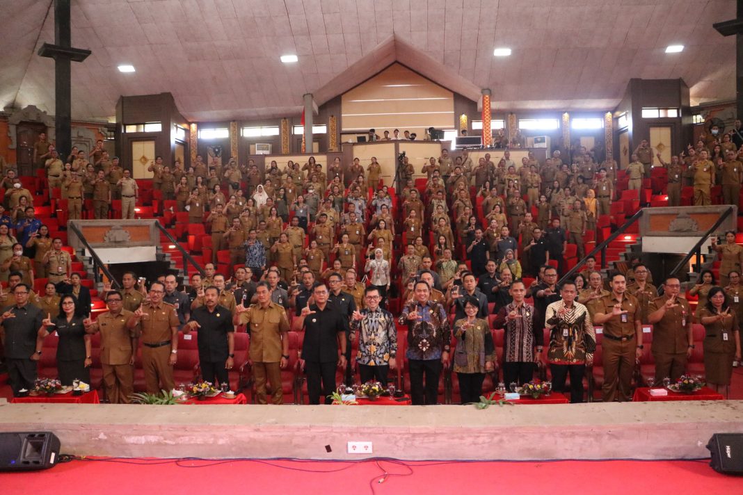 Jadi Pilot Project Nasional, Bupati Sutjidra dan Kepala LAN RI Luncurkan ASN Corpu dan Si Bijak Paten di Buleleng