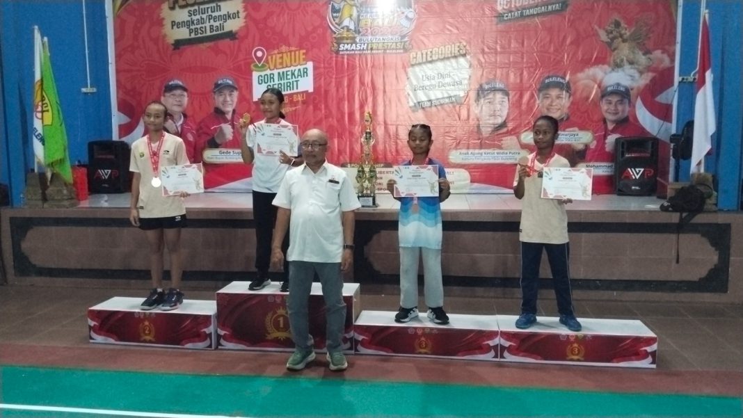 Kejurprov PBSI Bali 2026 Resmi Ditutup, Denpasar Raih Juara Umum